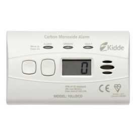 Kidde K10LLDCO Carbon Monoxide Alarm with Digital Display and 10 Year Lithium Battery