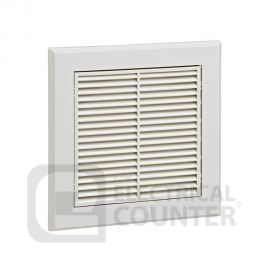 Manrose 1152G 100mm 4 Inch Fixed Grille - Grey image
