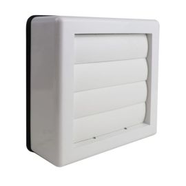 Manrose 1267 Window Vent Kit with External Backdraught Shutters - For XF120 Fans image