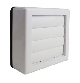 Manrose 1269 Window Vent Kit with External Backdraught Shutters - For XF100 Fans image
