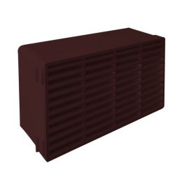 Manrose 60805B 220 x 90mm Brown Double Airbrick - 150mm 6 Inch image