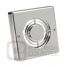 Manrose FC100C 100mm Chrome Front Cover for XF100 Series
