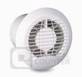 Manrose HAYLO100P Haylo Extractor Fan 4 Inch 100mm Pullcord Complete with Backdraft Shutter image