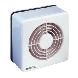 Manrose WF150BH 150mm 6 Inch Window And Wall Humidity Extractor Fan with Pullcord image