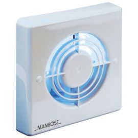Manrose XF120H 120mm 5 Inch Wall And Ceiling Humidity Control Extractor Fan with Timer image
