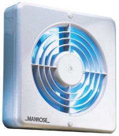 Manrose XF150BH 150mm 6 Inch Wall And Ceiling Humidity Extractor Fan image