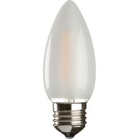 Knightsbridge CL2ESO Frosted 2W 200lm 3000K Non-Dimmable LED E27 Candle Lamp image