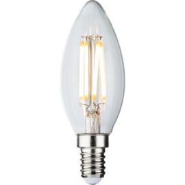 Knightsbridge CLD4ASESC Clear 4W 485lm 2700K Dimmable LED E14 Candle Filament Lamp