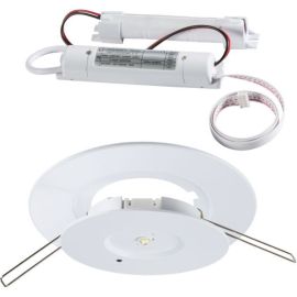 Knightsbridge EMPDL White IP20 3W 130lm 5500K 140mm Non-Maintained LED Emergency Downlight image