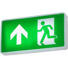 Knightsbridge EMRNSTL White 4W 150lm Emergency Self-test LED Exit Sign image
