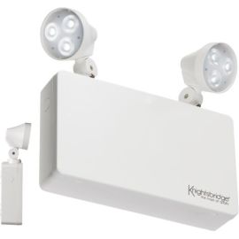 Knightsbridge EMTWINPC White IP20 2x3W 410lm 6500K Non-Maintained LED Twin Emergency Spotlight image