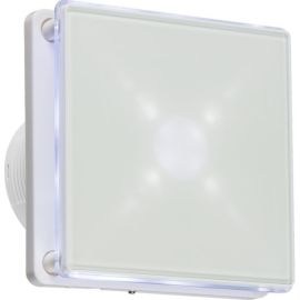 Knightsbridge EX003T White 100mm 90m3-Hr Overrun Timer LED Backlit Extractor Fan image