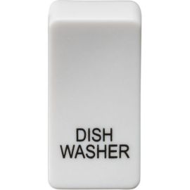 Knightsbridge GDDISHU Grid White Urea DISHWASHER Switch Cover