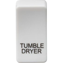 Knightsbridge GDDRYU Grid White Urea TUMBLE DRYER Switch Cover