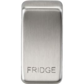 Knightsbridge GDFRIDGEBC Grid Brushed Chrome FRIDGE Switch Cover