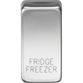 Knightsbridge GDFRIDPC Grid Polished Chrome FRIDGE FREEZER Switch Cover