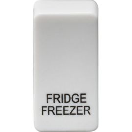 Knightsbridge GDFRIDU Grid White Urea FRIDGE FREEZER Switch Cover
