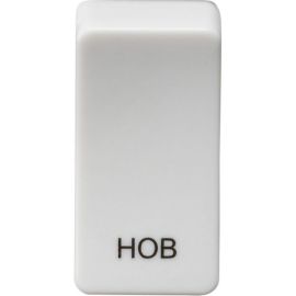 Knightsbridge GDHOBU Grid White Urea HOB Switch Cover