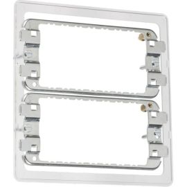 Knightsbridge GDS003F Grid 6-8 Screwless Switch Mounting Frame image