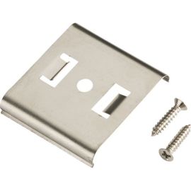 Knightsbridge LEDFCLIP 2x Screw Flat LED Strip Metal Mounting Clip image