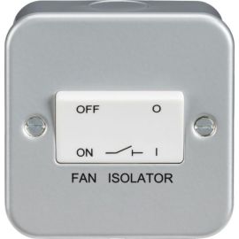 Knightsbridge M1100 Metal Clad 10AX 3 Pole Fan Isolator Switch