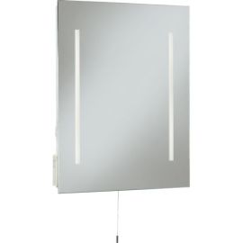 Knightsbridge MLRCTM2 IP44 10W 130lm 4000K 500x390mm 2x Shaver Socket LED Bathroom Mirror image