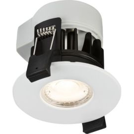 Knightsbridge RW5WW White IP65 5W 565lm 3000K 85mm Dimmable LED Fire-Rated Downlight image