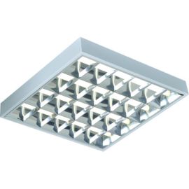 Knightsbridge SURF418EMHF IP20 4x 18W 610x610mm Emergency T8 Fluorescent Surface Mounted Fitting image