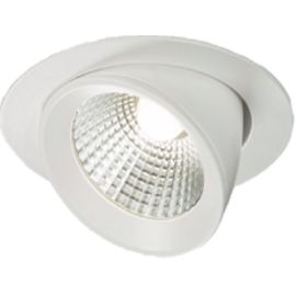 Knightsbridge WW15C White IP40 15W 1500lm 4000K 157mm Non-Dimmable LED Round Recessed Adjustable Downlight image
