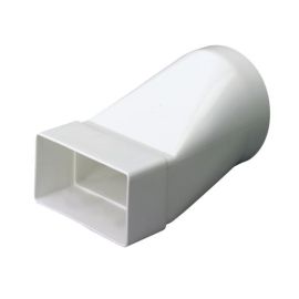 National Ventilation MONV5713 Monsoon 154mm Round to Rectangular Adapter for Megaduct 220x90mm image