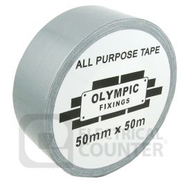Silver General All Purpose Gaffer Tape 50mm x 50m