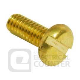 Olympic Fixings 216-355-015 Brass M4 Machine Screws 10mm (100 Pack, 0.06 each) image