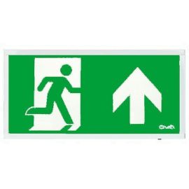 Ovia OEC4-U-W IP20 3W Maintained Emergency Up Exit Sign image