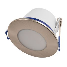 Ovia OV3600SC5WD Inceptor Pico Satin Chrome IP65 5.5W 340lm 2700K Dimmable Fire Rated Downlight image