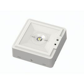 Ovia OVEM12210WHST Sibex White IP20 3W 159lm 6500K Square Non-Maintained 3 Hour Emergency Ceiling Light image