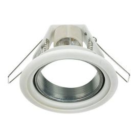 Ovia OVGZ096 Baylis Cast White IP65 50W GU10 Downlight with Flow Connector image