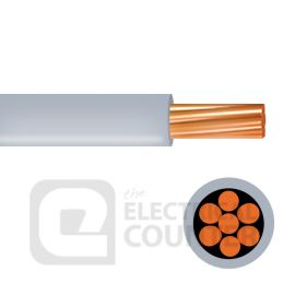 Pitacs 6491B6.0GR-100m Grey Single Core Low Smoke, Zero Halogen 6491B 6.0mm Cable - 100m image