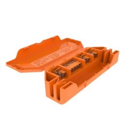 Quickfix JB4 Orange 4 Cable Maintenance-Free Wago 221 Connector Junction Box image
