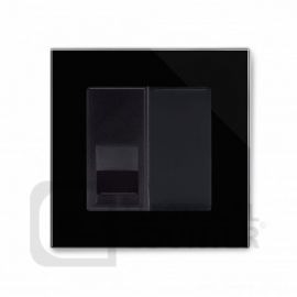 Black BT Slave Socket with Glass Surround image