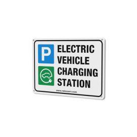Rolec EVPS0020 Aluminium A5 Landscape EV Parking Sign image