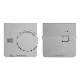 Sangamo CHPRSTATDRFS Choice Plus Silver Wireless Digital Room Thermostat image