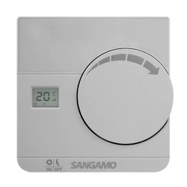 Sangamo CHPRSTATDS Choice Plus Silver Digital Room Thermostat image