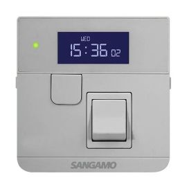 Sangamo PSPSF247S Powersaver Plus Silver 7 Day Select Controller W/ Fused Spur image