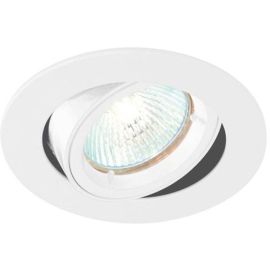 Saxby 52334 Cast White IP20 50W 80mm GU10 Adjustable Dimmable Downlight