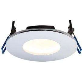 Saxby 69882 OrbitalPLUS Chrome IP65 9W 460lm 3000K 97mm Dimmable Fire Rated Downlight