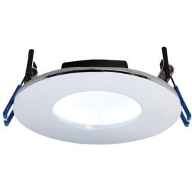 Saxby 69885 OrbitalPLUS Chrome IP65 9W 460lm 5000K 97mm Dimmable Fire Rated Downlight