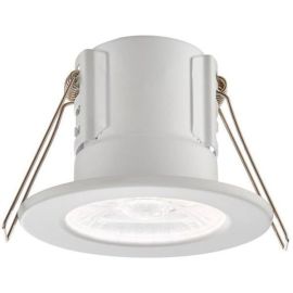 Saxby 73786 ShieldECO White IP65 4W 500lm 4000K 57mm Dimmable Fire Rated Downlight