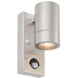 PALIN Single 35W IP44 Dimmable Stainless Steel Outdoor Wall Light Saxby 13801 