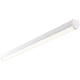 Saxby 78554 Rular White IP20 24.5W 3000lm 4000K 1200mm Non-dimmable Batten image