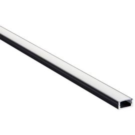 Saxby 94946 RigelSLIM Black IP20 2m Surface Diffuser Extrusion